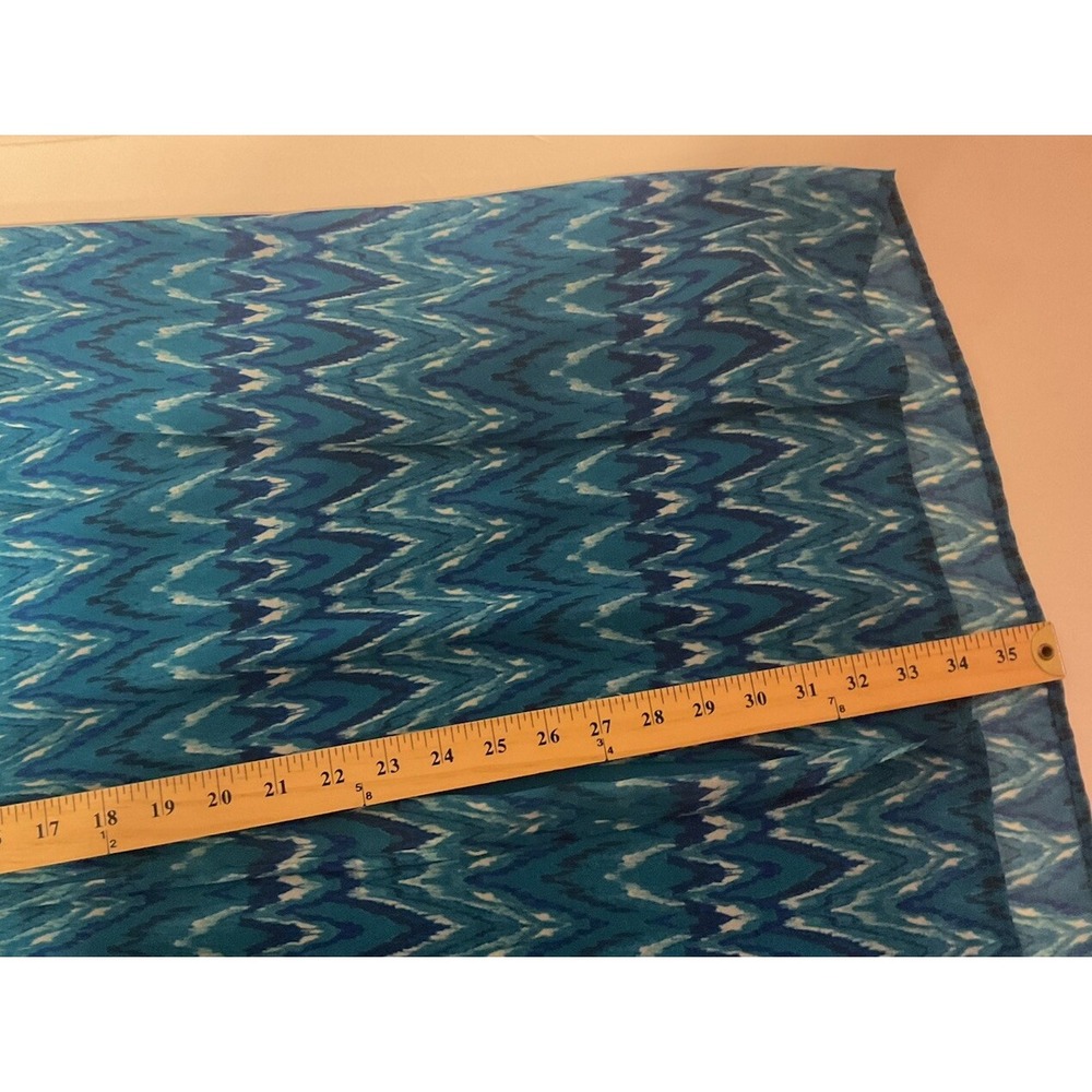 Lily Rose Maxi Dress Women Size S Blue Zig Zag Print Sleeveless - Picture 8 of 9